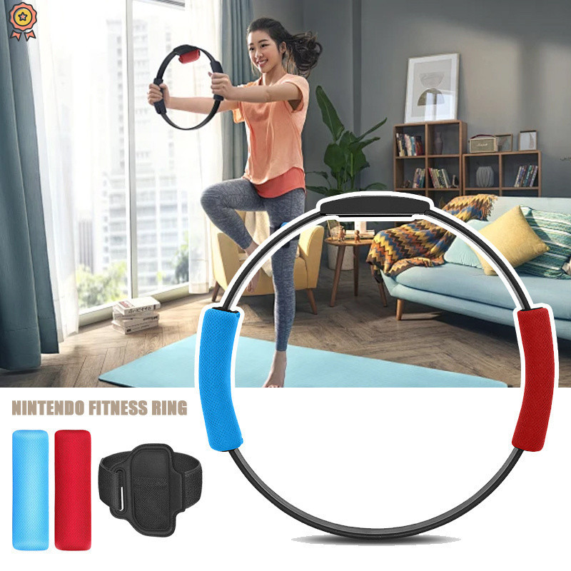 Ring Fit Adventure 適用於 Switch 配件,包括 1 個健身 Ring Con 1 個可調節彈性腿