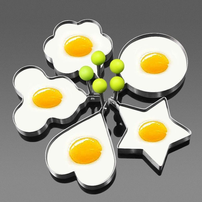 【買就送】加厚不鏽鋼煎蛋模具煎蛋器模型神器荷包蛋創意煎雞蛋心形飯糰模具