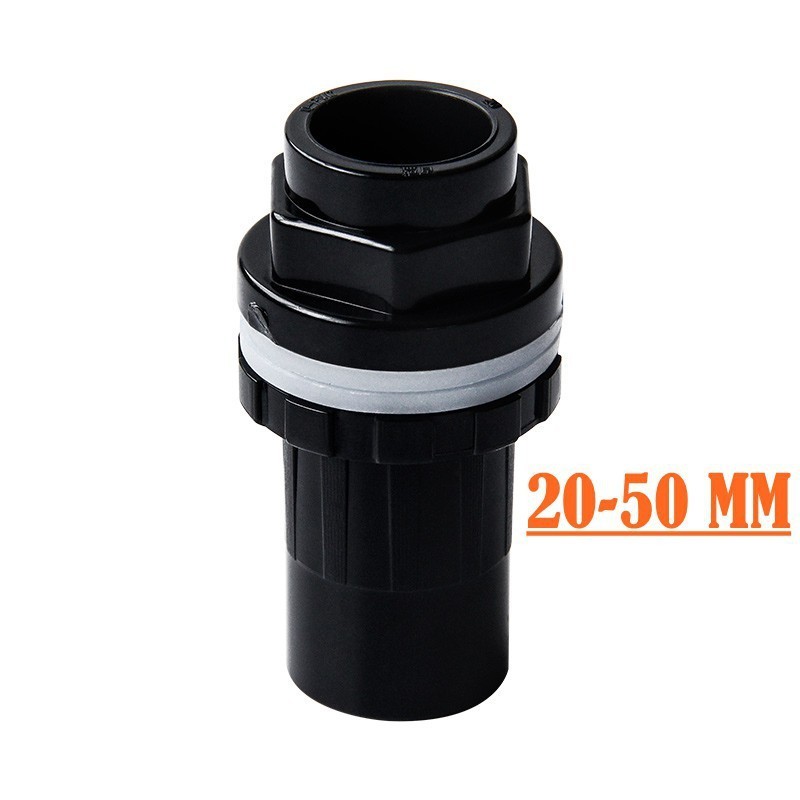 20-50mm水族直缸接頭pvc防水管接頭魚缸配件給水管配件