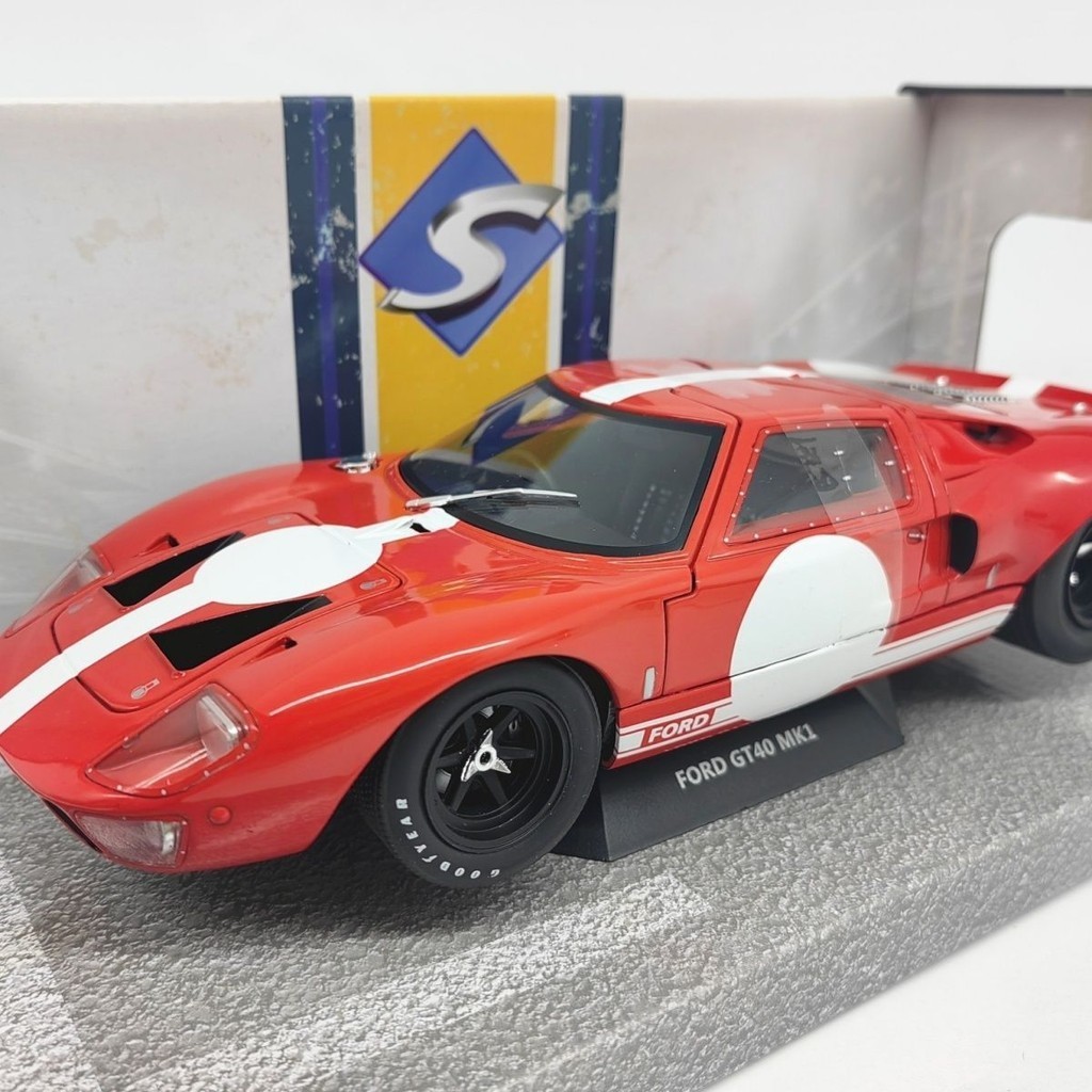 汽車模型索立德 1/18 福特 GT40 MK1 合金車模型 老爺車收藏級限量