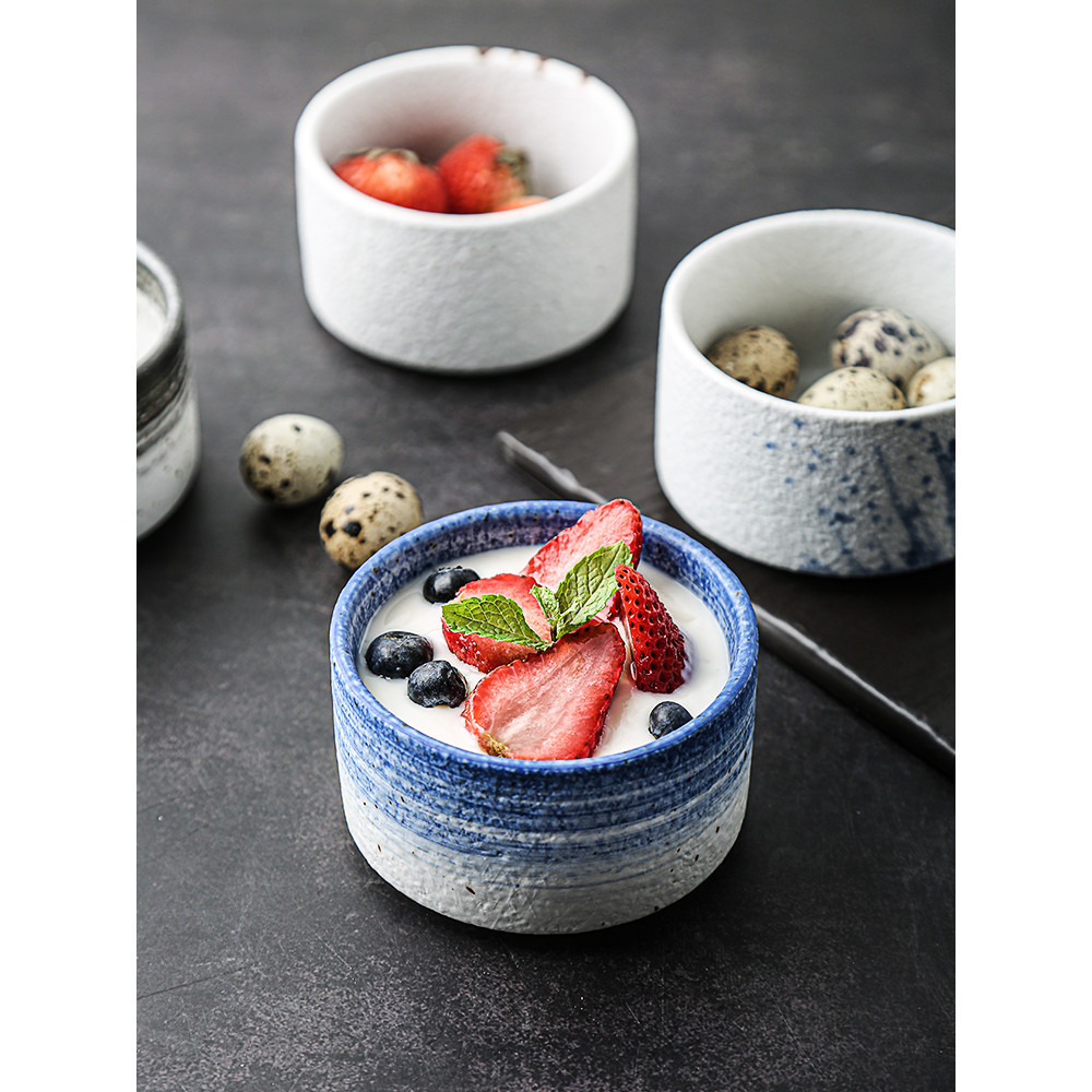 日式陶瓷布丁杯舒芙蕾烤碗雙皮奶碗直身家用烤盅蒸蛋盅調味料碟子