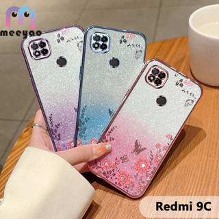 XIAOMI 手機殼 Redmi 9C 軟碎花手機殼適用於小米 Redmi9C M2006C3MG M2006C3MT
