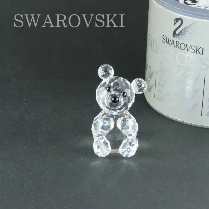 SWAROVSKI 施華洛世奇 飾品 熊 水晶 日本直送 二手