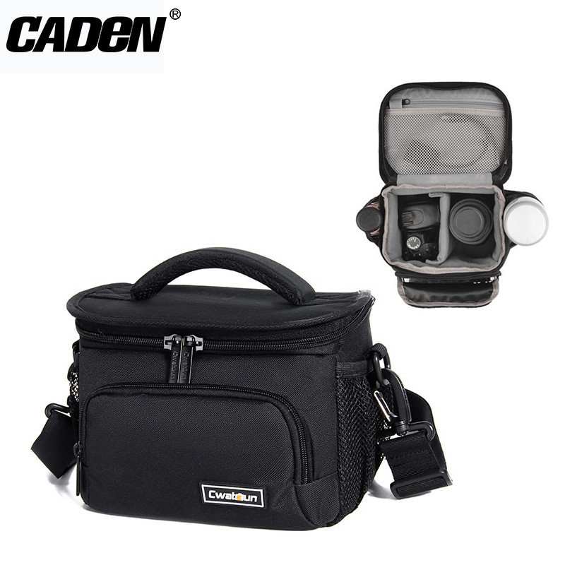 CADeN戶外防水單肩斜挎單眼相機包 D67多功能數位相機包微單攝影
