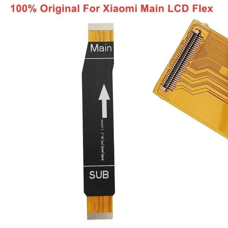 XIAOMI MI 100% 原裝主板 LCD 顯示屏排線適用於小米 Mi 10 10T 11 Lite 11T Pro