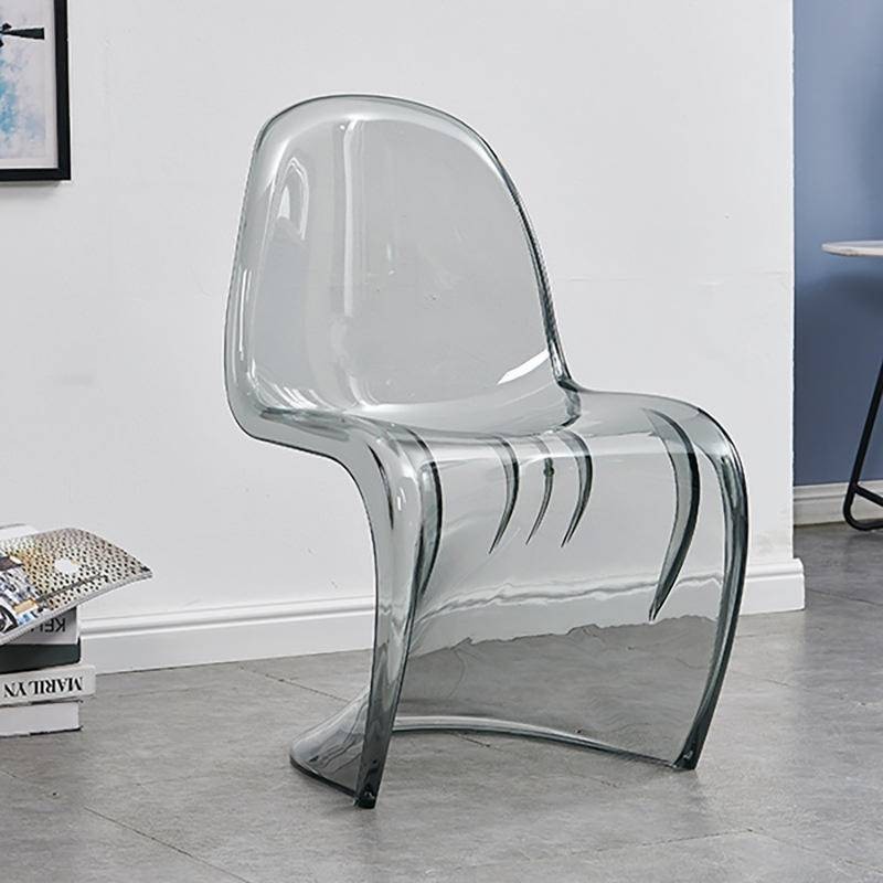 「山野」北歐風透明餐椅 簡約亞克力餐椅 耐重塑膠椅 塑膠餐椅 居家椅 休閒椅 餐桌椅 塑膠桌椅 書桌椅
