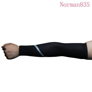NORMAN1對自行車臂袖子,紫外線防護ML壓縮臂套筒,透氣冷卻抗紫外線反光騎行袖子網球