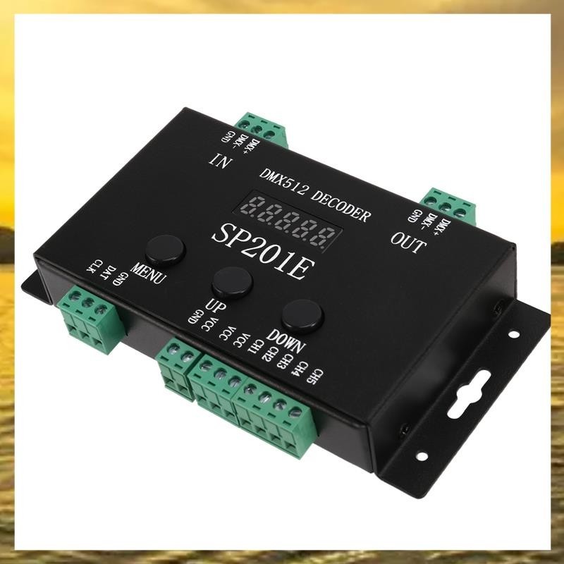 (Z I H F)SP201E DMX512 WS2812B WS2811 DMX 轉 SPI 解碼器,支持多個 IC