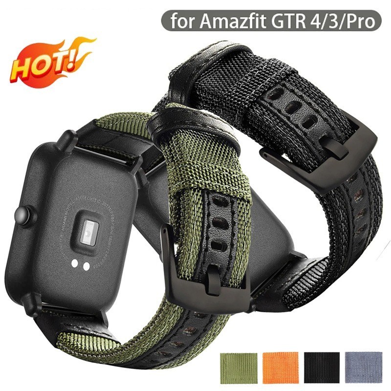 20 毫米 22 毫米編織單圈適用於 Amazfit GTS 2/2e/GTS2 迷你/GTR 42 毫米 47 毫米/