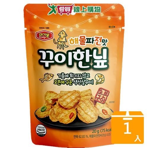 歐邁福韓國烘烤魚酥-海鮮煎餅20G【愛買】