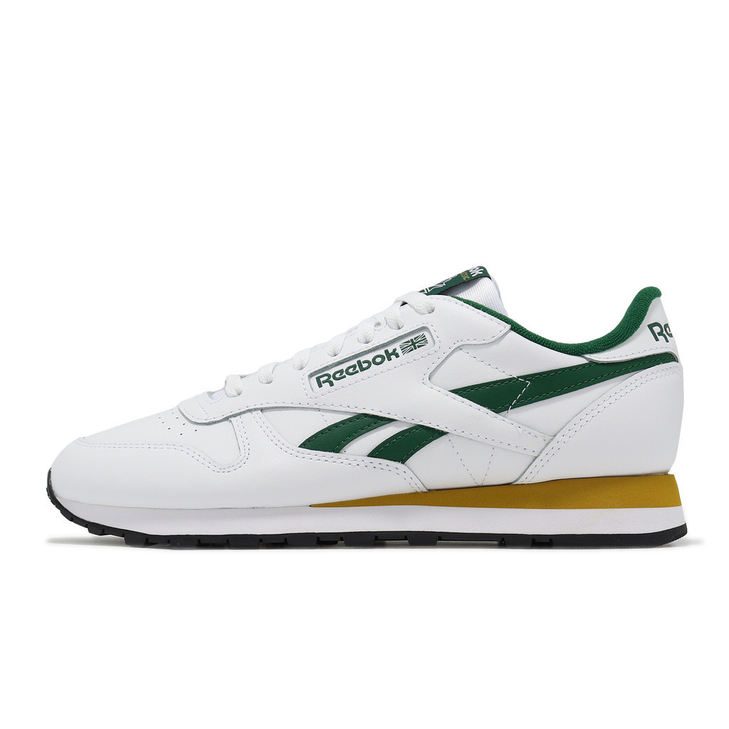 Reebok 休閒鞋 Classic Leather 白 綠 黃 皮革 復古 男鞋 女鞋【ACS】 100074355