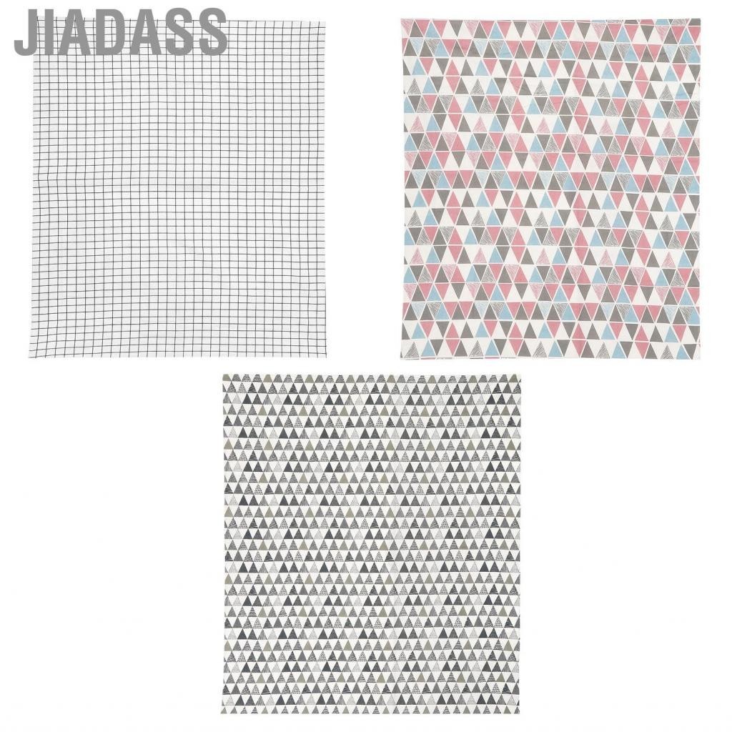 Jiadass 幾何桌布棉麻布料桌布餐廳罩廚房