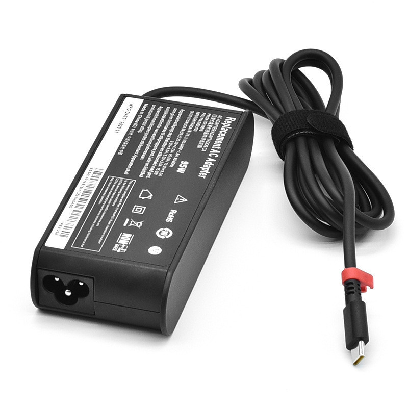 20V 4.75A USB-C接口PD筆電變壓器適用聯想95W筆記本電源適配器TYPE-C快充充電器
