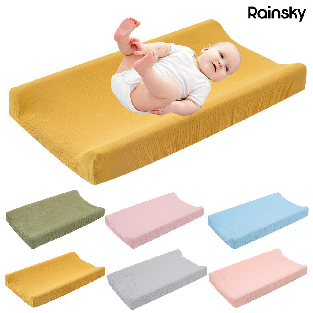 [嬰兒用品]嬰兒棉紗護理臺換洗外罩換尿布臺可拆卸棉紗布罩可拆卸床罩
