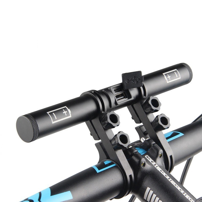 鋁合金腳踏車車把延伸架充電式腳踏車把拓展架智能電量顯示便攜式腳踏車配件裝備