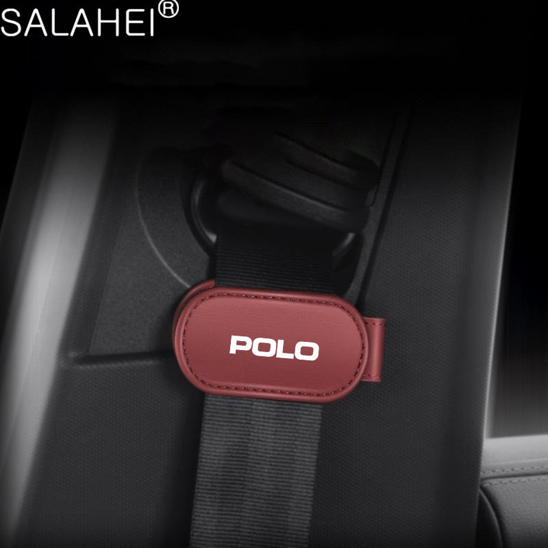 VOLKSWAGEN 1 件裝汽車安全帶調節器安全帶限制器保護罩適用於大眾大眾 Polo 6R 6N 6N2 6C 9N
