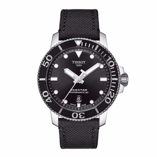 海星系列織物機械男士手錶運動潛水錶運動表T120.407.17.051.00