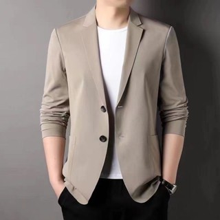 夏季西裝男士超薄款韓版緊身時尚潮流休閒衣服小西裝輕薄單西裝外套上衣