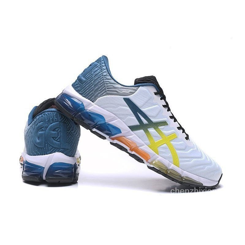 VSAC 亞瑟士 Asics Asics Asics Gel-quantum 360 5跑鞋黑白藍熒光綠40.5-45