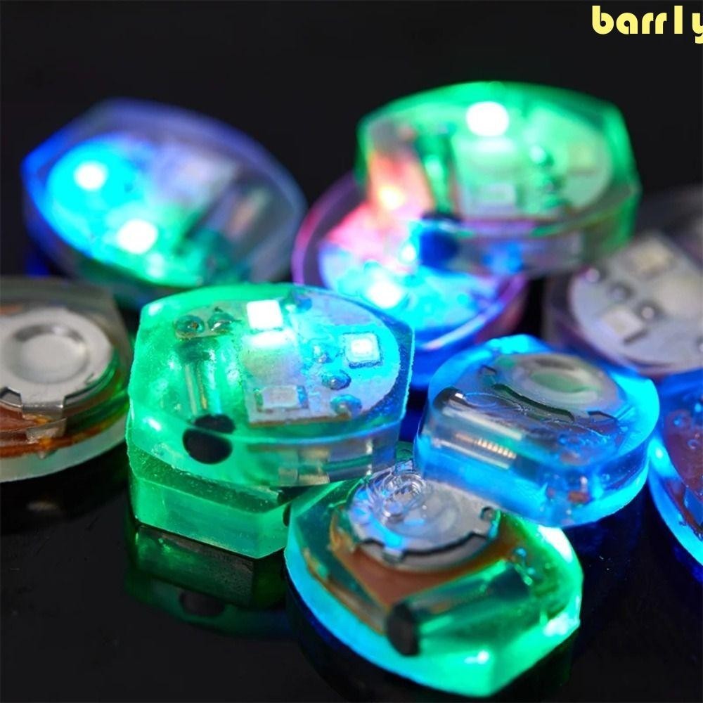 BARR1Y10Pcs機芯電子燈,微型夜光LED鞋燈,鞋飾發光塑料孔鞋燈Diy玩具