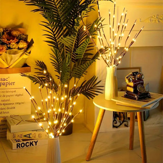 70cm LED閃光燈彩燈樹枝燈房間裝飾花瓶裝飾