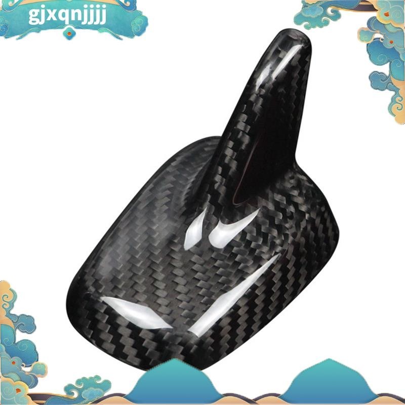 VOLKSWAGEN 真正的碳纖維天線罩鯊魚鰭適用於大眾高爾夫 7 Bora 邁騰速騰途安凌度途觀帕薩特(黑色)gjxq