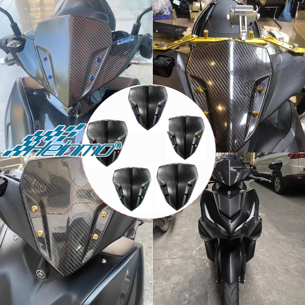 山葉 適用於 Yamaha NVX 155 Aerox NVX 155 摩托車擋風玻璃擋風板擋風板