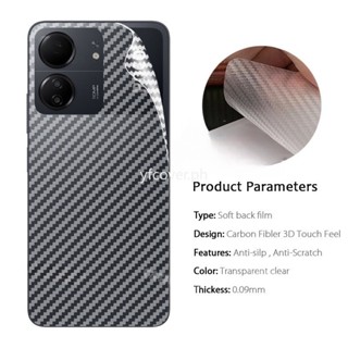 Redmi Note 13 Pro 5G 碳纖維保護膜適用於Redmi Note 13 12 11 Pro Plus P