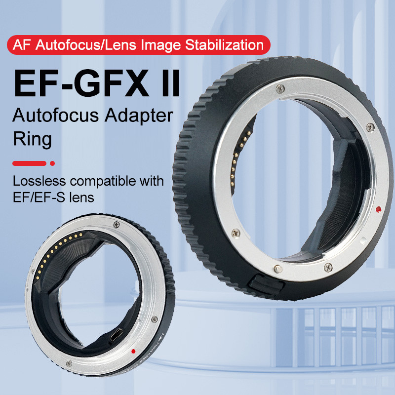 佳能 Niyi EF-GFX ll 轉接環 Canon EF to Fuji G mount GFX100 II/100
