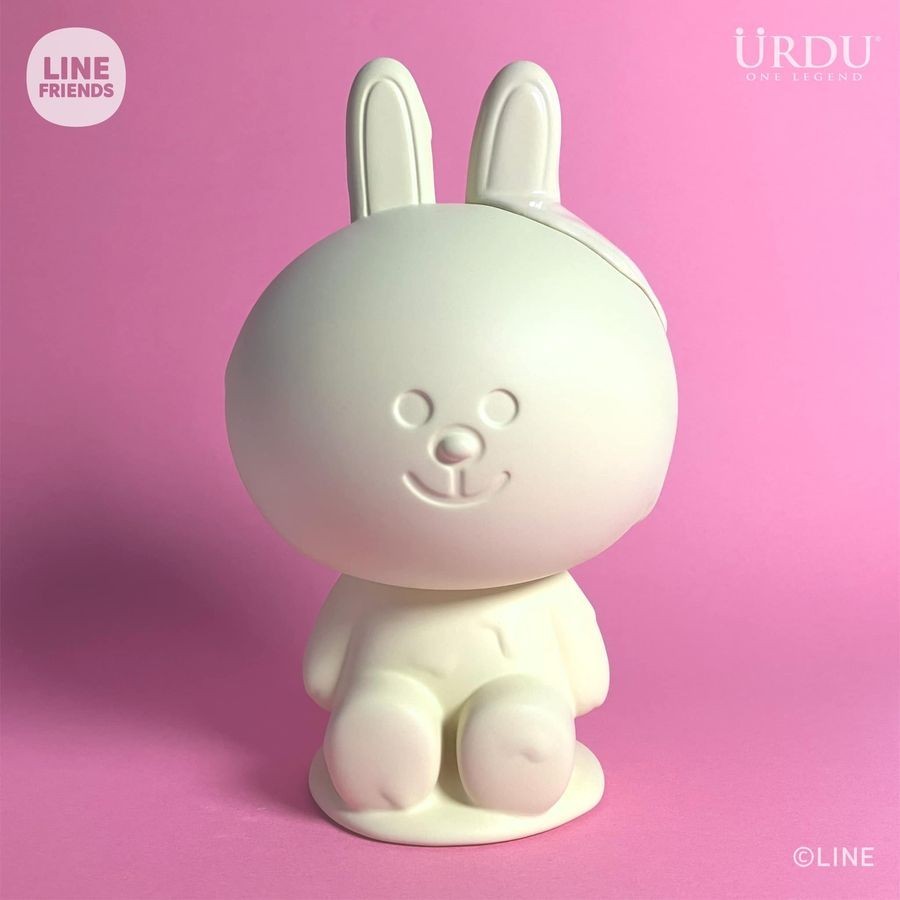 URDU福部屋LINE FRIENDS meets 7 INCH站姿公仔/ 白巧克力兔兔 eslite誠品