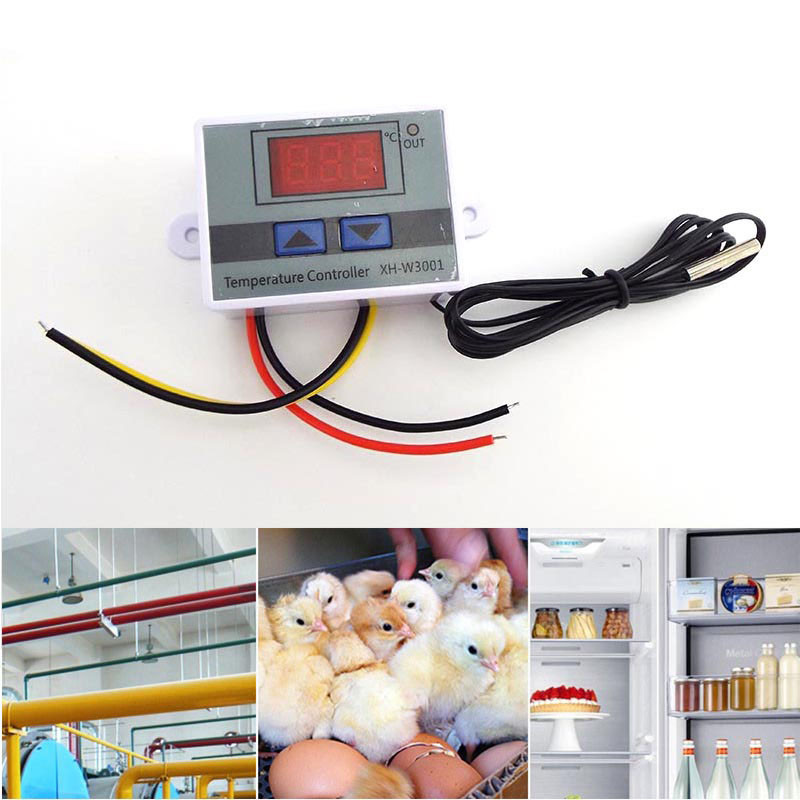 12/24v 數字溫度控制器恆溫器溫度調節器 220V 水族箱孵化器熱水器溫度調節器 TWK1