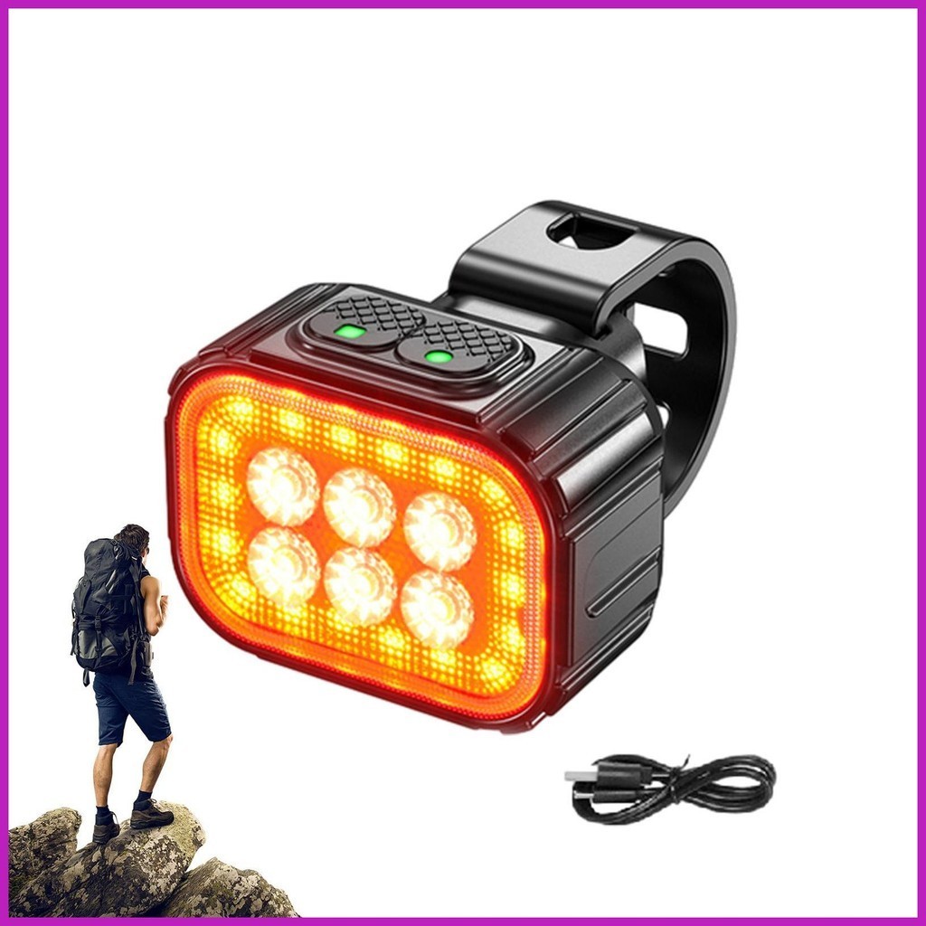 適用於 hsgdytw 的超亮自行車燈前後自行車 LED 可充電燈高亮度騎行裝備
