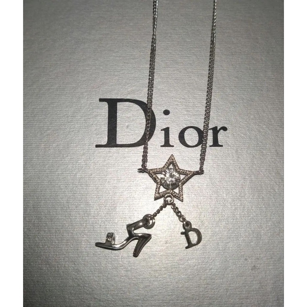 Dior 迪奧 項鍊 吊飾 Logo 星星 日本直送 二手
