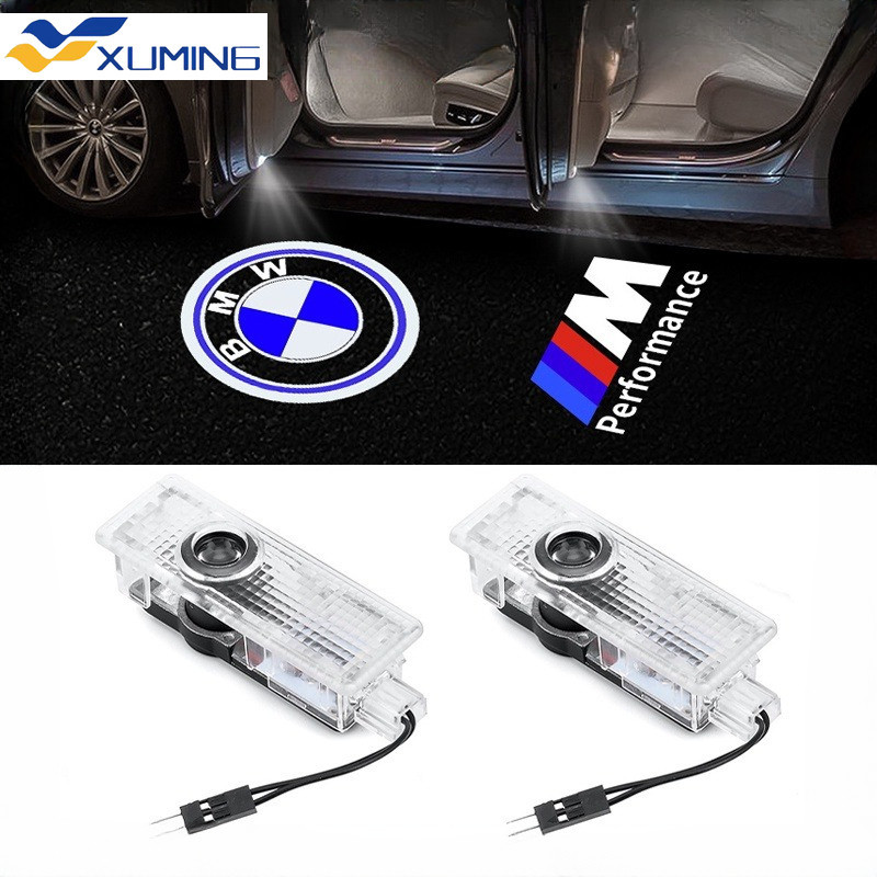 BMW Xm-2/4pcs 車門禮燈迎賓燈 Led 投影燈適用於寶馬 X1 E84 X3 E83 F25 M3 E90
