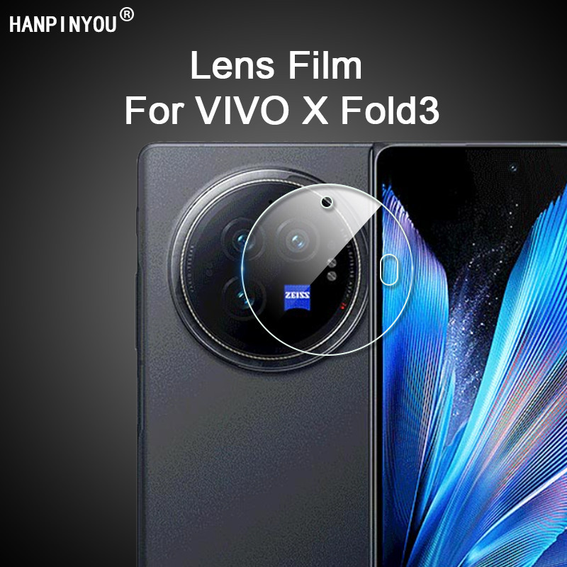 Vivo X Fold3 / Pro 透明超薄後置攝像頭蓋軟膜的鏡頭保護膜 - 非鋼化玻璃