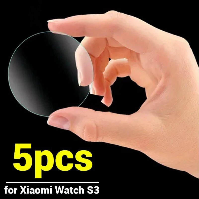 XIAOMI MI XIAOMI 1/5 片玻璃適用於小米 Mi Watch S3 智能手錶屏幕保護膜適用於小米手錶 S