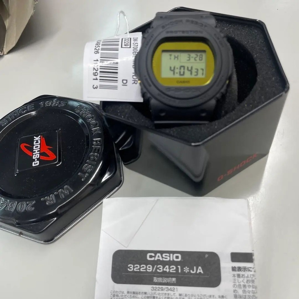 近全新 CASIO G-shock 手錶 DW-5700BBM G-SHOCK 日本直送 二手