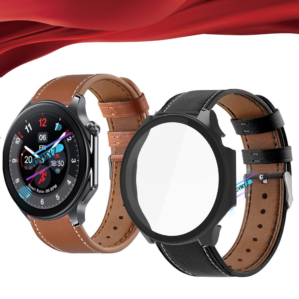 Oppo Watch X 錶帶皮革錶帶適用於 Oneplus Watch 2 錶帶運動腕帶 oppo Watch X 錶