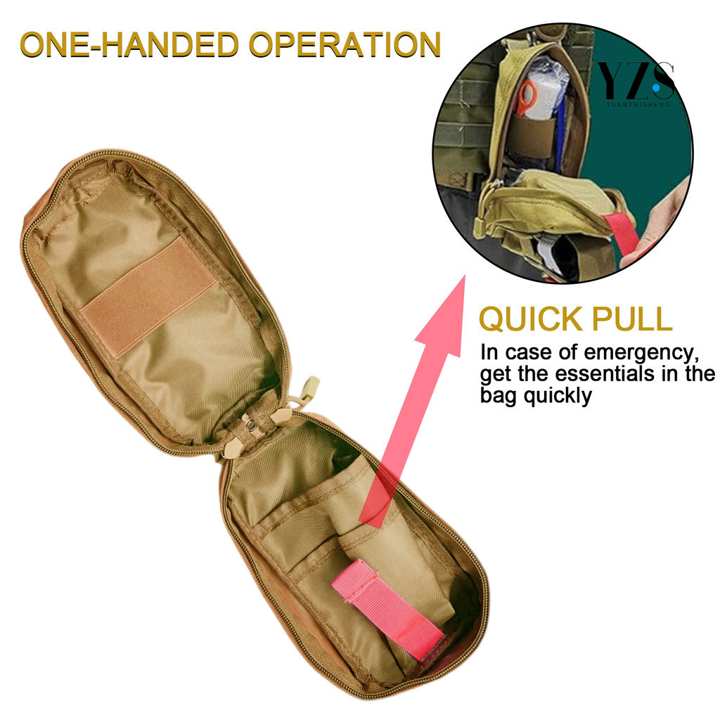 [登拓運動]AMZ便攜式急救包尼龍戰術醫療包收納附件腰包軍迷掛包