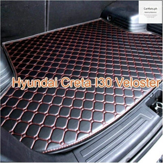 直銷現代HYUNDAI creta I30 veluster)汽車真皮後車廂墊行李箱墊後