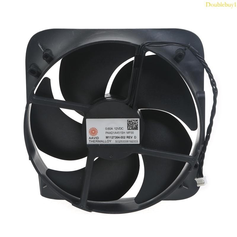 Dou 黑色內部冷卻風扇適用於 XBOX Series S X CPU 冷卻器風扇更換冷卻器風扇 5 葉片連接器冷卻風扇