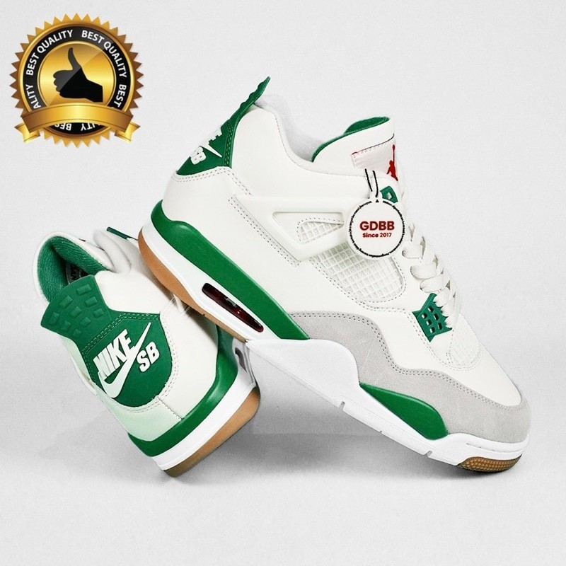 Air Jordan 4 SB 松綠色白膠運動鞋 A5