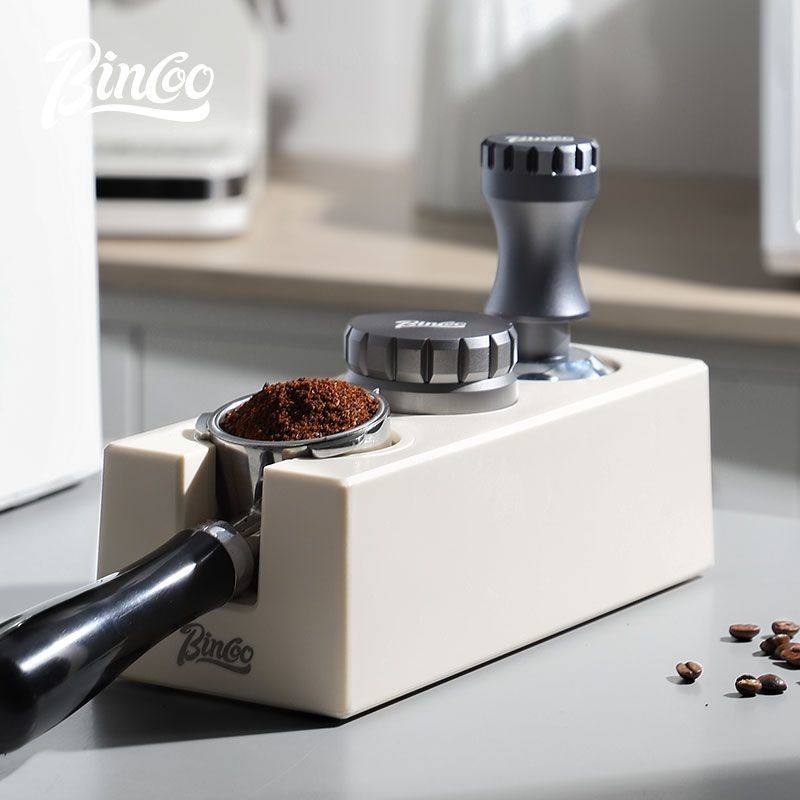 【現貨促銷 精品推薦】Bincoo咖啡壓粉器套裝布粉器底座三件式51mm/58mm恆力咖啡壓粉錘
