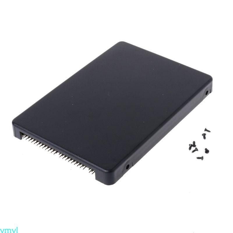 Ymyl 耐用 mSATA SSD 轉 44 針 IDE 轉換器適配器作為 2 5 英寸 IDE HDD 帶外殼的外殼