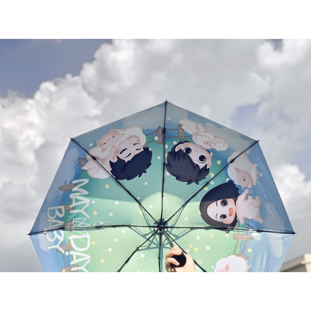 五月天演唱會 應援會 周邊好物 「DoubleGuo」五月天周邊 黑膠晴雨兩用傘 雨傘 陽傘 包郵