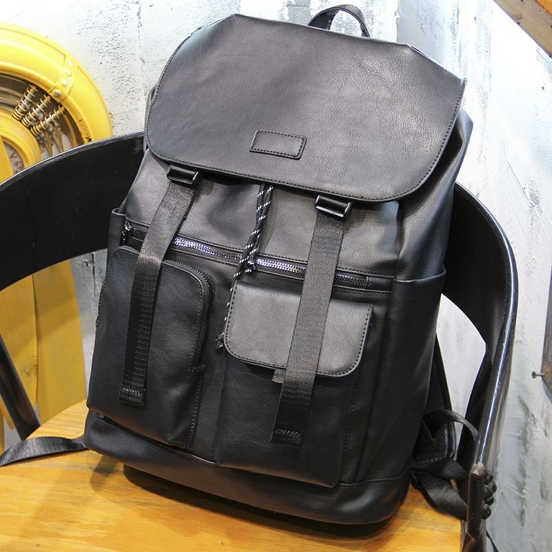 【Porter】韓版後背包背包男士休閒電腦背包戶外大容量旅行包大學生書包