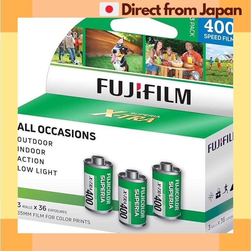 [日本直送]Fujifilm Superior X-TRA 36 张 35 毫米胶片 ISO 400，共 108 张，3