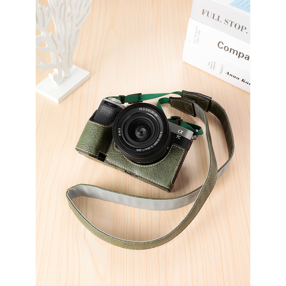 質寶適用於索尼A7C2 A7CR相機包A7C A7C2底座皮套保護套相機套