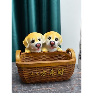 Mona家居狗狗收納入戶玄關擺件鞋櫃鑰匙客廳家居裝飾品喬遷新居軟裝送禮物H01