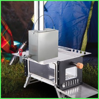 燃木水箱戶外方形煙囪野營帳篷水箱帶水龍頭 7.5L 食品級戶外野營 tdetw